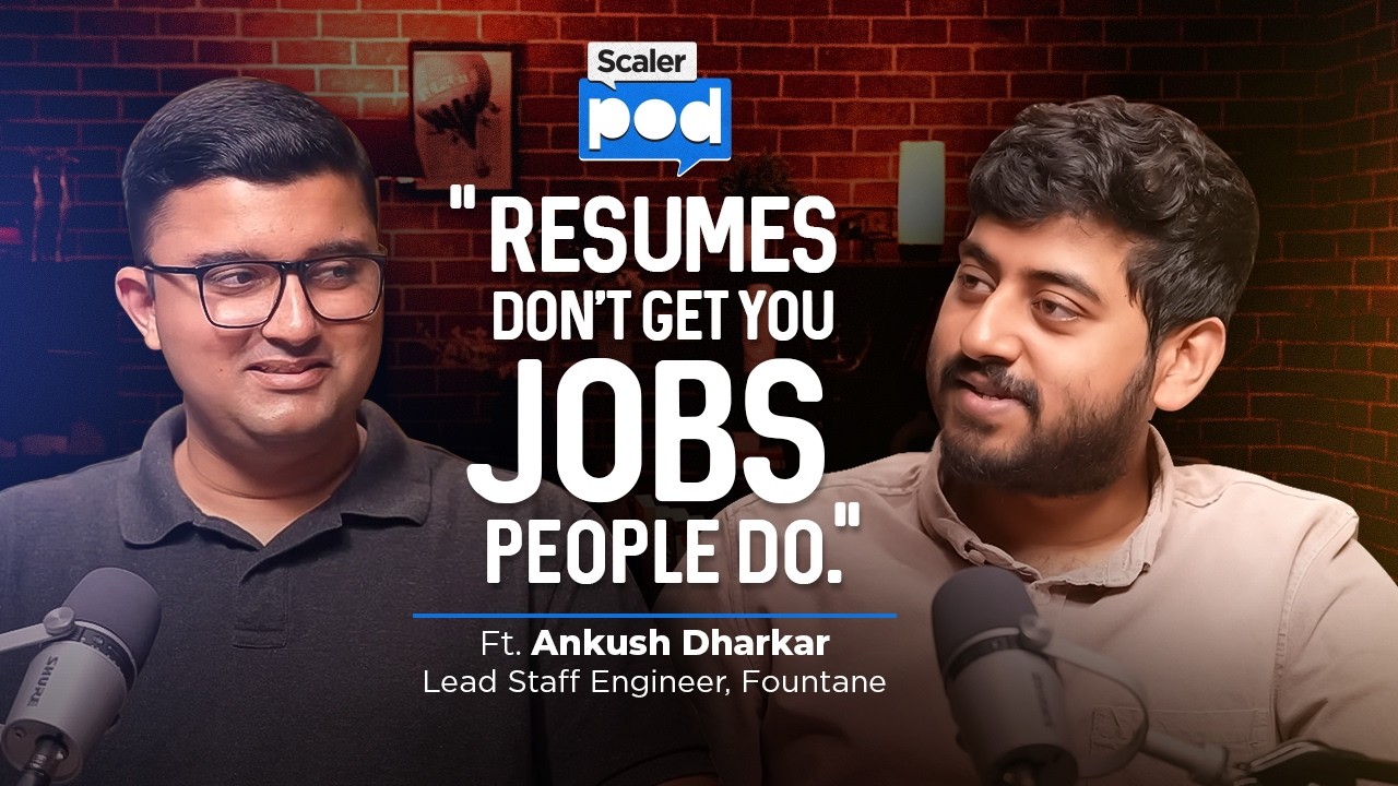 ravipatelctf's tweet card. Building a Career in Tech: Lessons from Ankush Dharkar, Lead Engineer...
