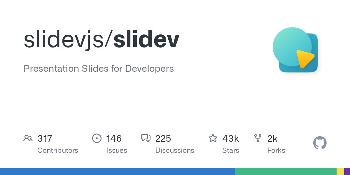 clxymox's tweet card. Presentation Slides for Developers. Contribute to slidevjs/slidev development by creating an account on GitHub.