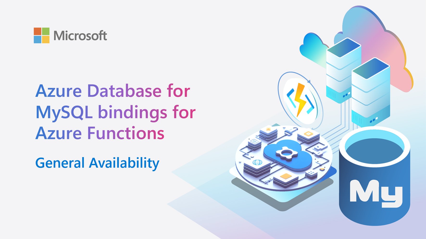 AzureDBMySQL's tweet card. We’re thrilled to announce the general availability (GA) of Azure Database for MySQL Input and Output bindings for Azure Functions—a powerful...