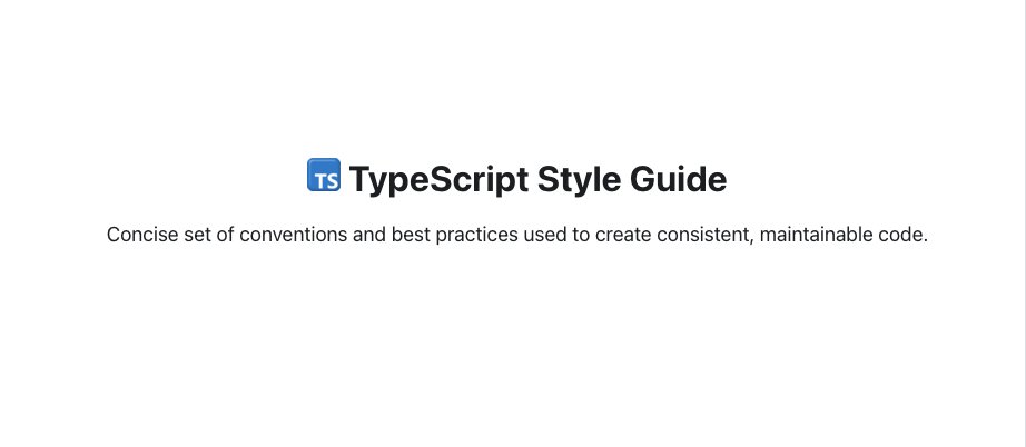 housecor's tweet card. TypeScript Style Guide provides a concise set of conventions and best practices for creating consistent, maintainable code.