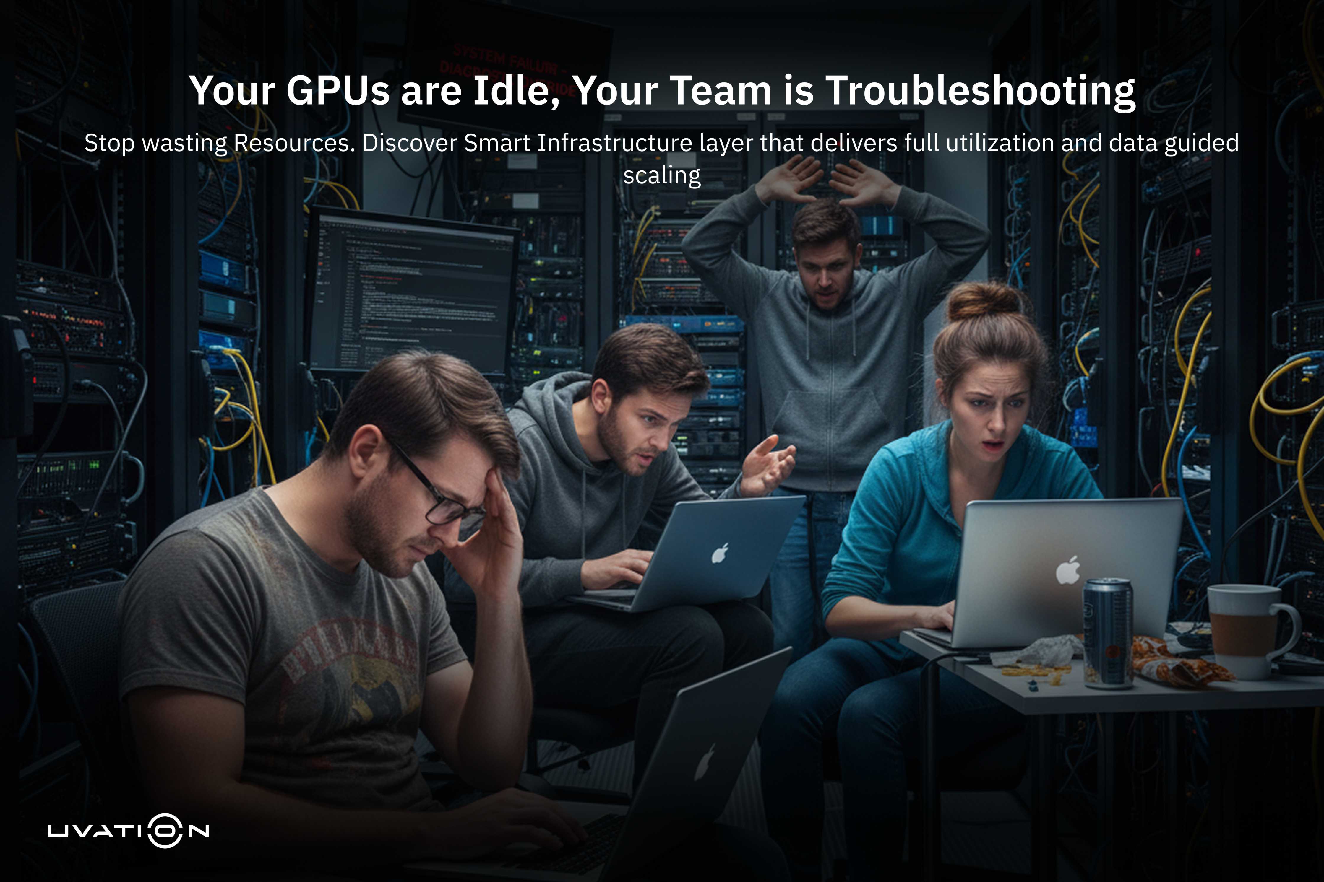 uvation's tweet card. Discover how a smart AI infrastructure layer helps enterprises optimize GPU usage, automate workflows, and scale AI projects efficiently.