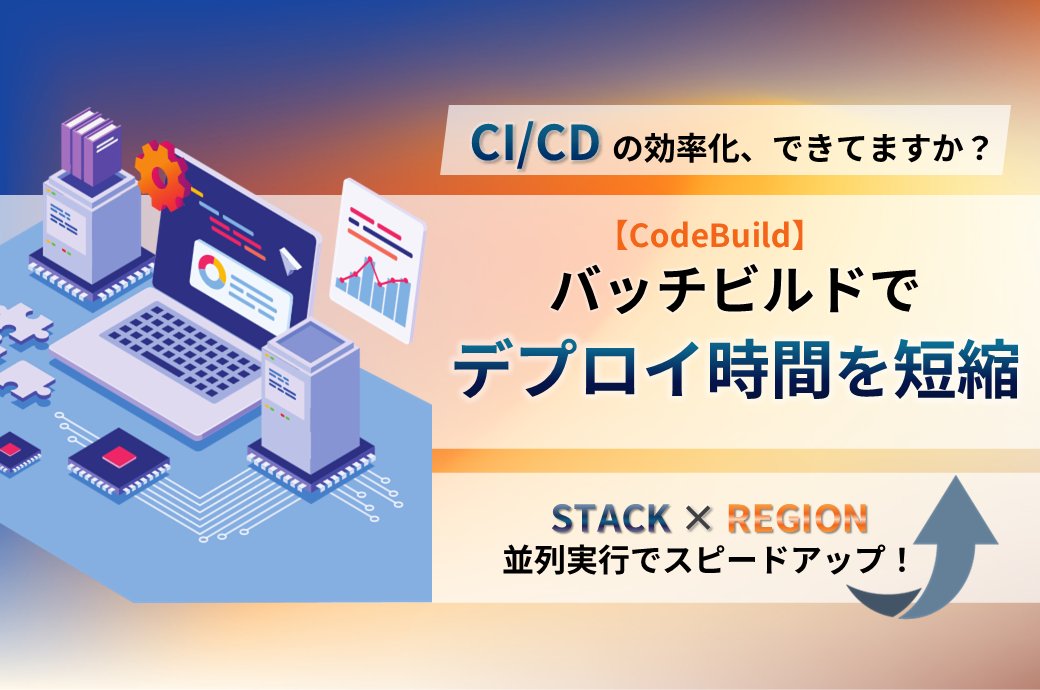 Persol_PSW's tweet card. はじめにこんにちは！パーソル&サーバーワークスの野間です。 皆さんは AWS CodeBuild（以下、CodeBuild）の処理時間が長いと感じたことはないでしょうか？ 私の環境では処理を