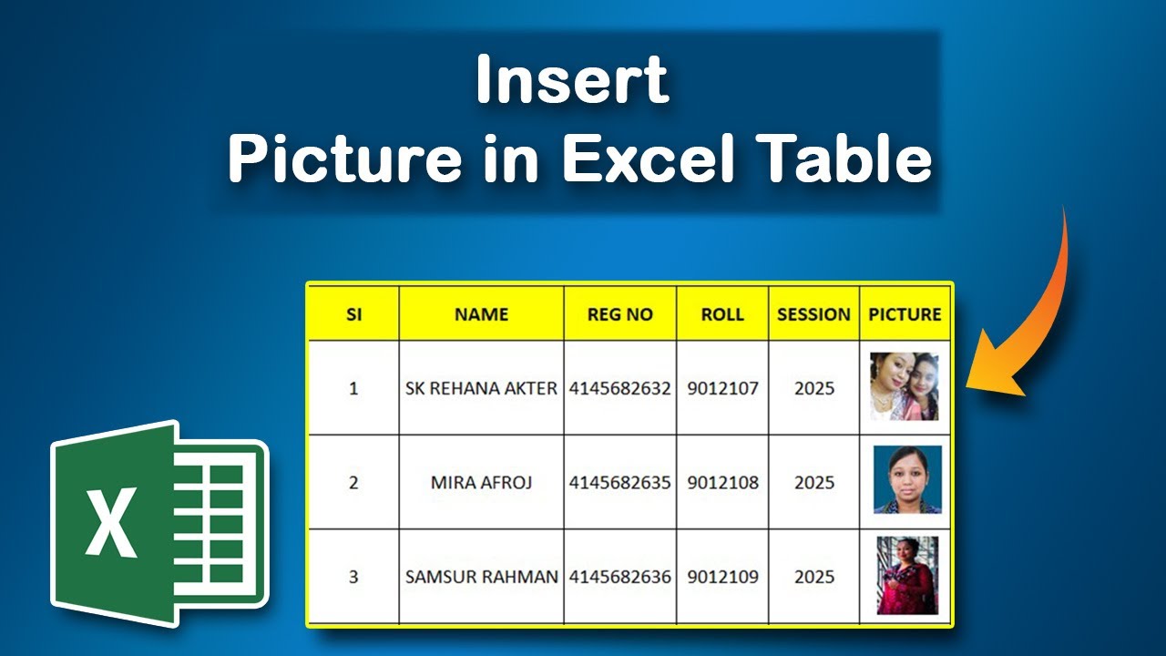 RehanaDhaka1216's tweet card. How to insert an image into a table cell in Excel