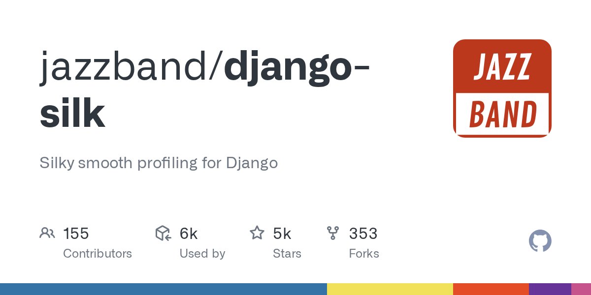 _sundayz's tweet card. Silky smooth profiling for Django. Contribute to jazzband/django-silk development by creating an account on GitHub.