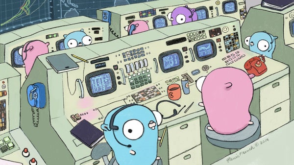 pdxgolang's tweet card. Join Seattle Go Programmers and PDX Go for a virtual meetup! We will have 2 speakers presenting. --- Talk 1 - "Building an Autoscaling HTTP Proxy for Kubernetes" - Aaron S