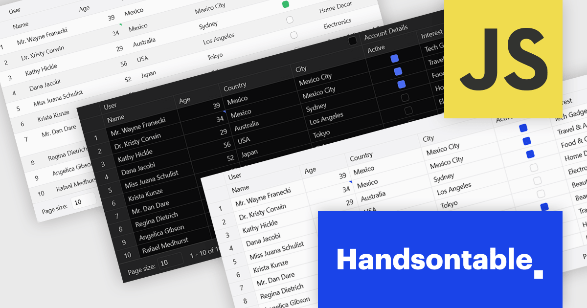 ComponentSource's tweet card. Handsontable 16.2.0 updates its CSS variables with a structured alias hierarchy, making it easier to manage and customize themes.