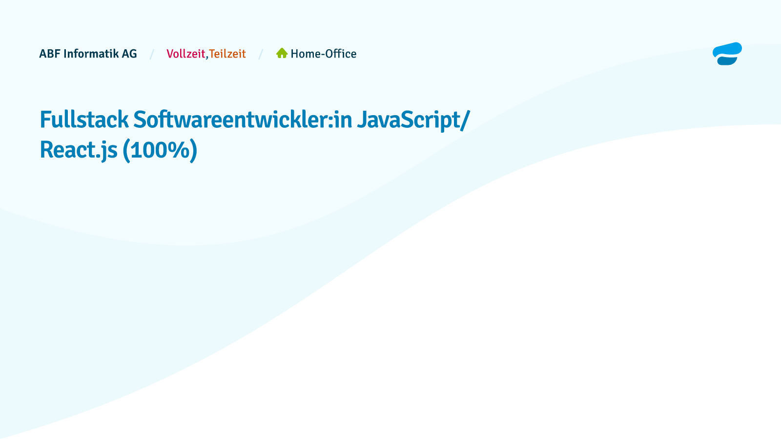 freshjobs_ch's tweet card. Die ABF Informatik AG blickt auf mehr als 35 Jahre erfolgreiche Softwareentwicklung zurück. Mit unserer langjährigen Erfahrung und Innovationskraft betreuen wir eine vielfältige Kundschaft aus…