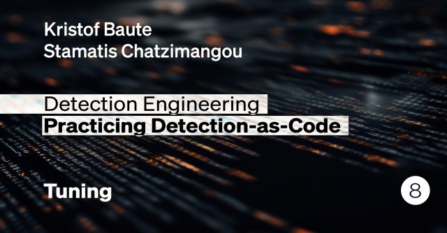 NVISO_Labs's tweet card. Explore how automation and watchlists streamline detection tuning in dynamic environments. Learn techniques for efficient continuous deployment pipelines.