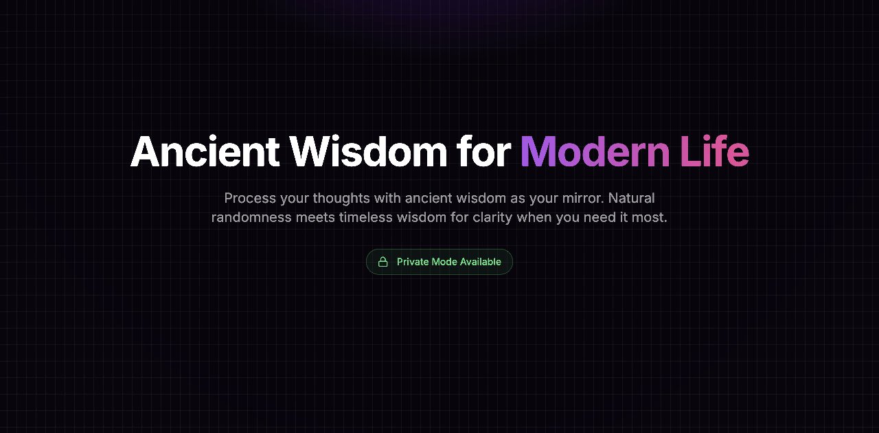 _tech_robot_'s tweet card. Modern I Ching readings with quantum randomness for reflection using ancient wisdom