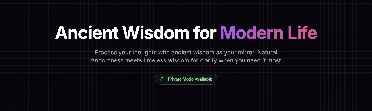 _tech_robot_'s tweet card. Modern I Ching readings with quantum randomness for reflection using ancient wisdom