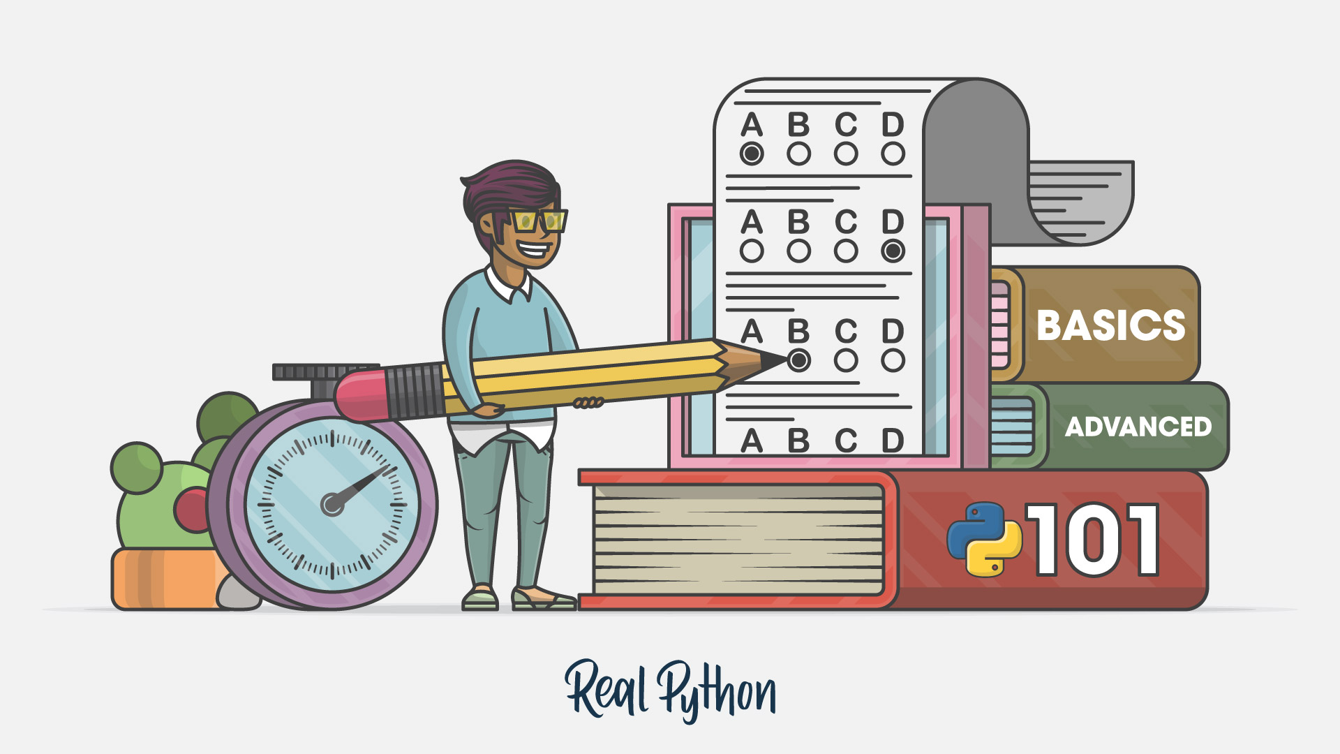 realpython's tweet card. Use these online Python quizzes as a fun way for you to check your learning progress and to test your skills. Each quiz takes you through a series of questions and you'll receive a score at the end.