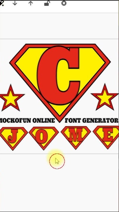 MockoFUN's tweet card. Superman Font Generator #shorts