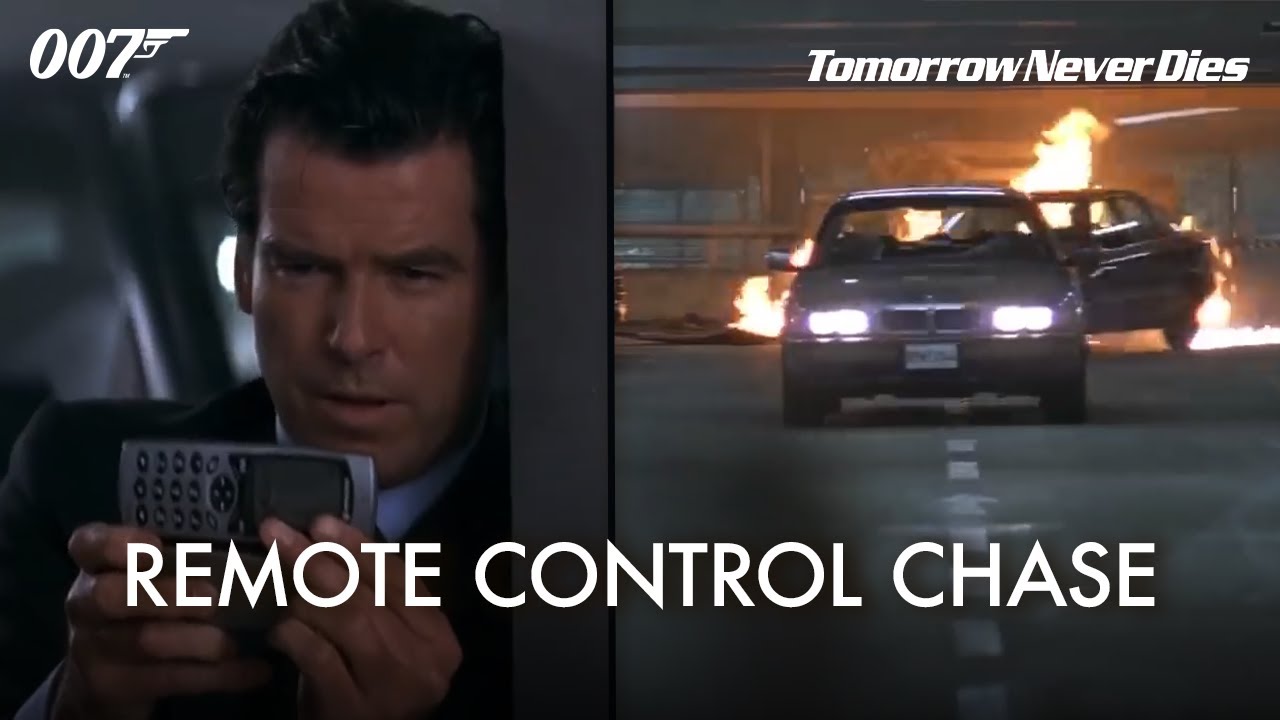 TheStupidLolo's tweet card. TOMORROW NEVER DIES | BMW Car Chase – Pierce Brosnan | James Bond