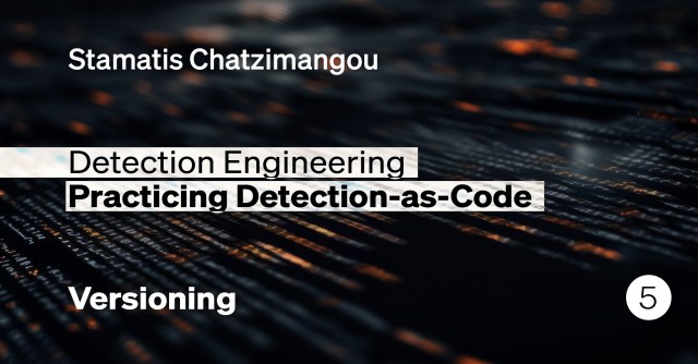 _st0pp3r_'s tweet card. Improve detection rule management and traceability with versioning in Detection-as-Code, ensuring strong cybersecurity practices.