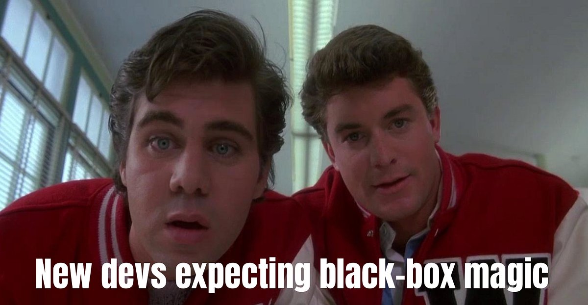 Aleksei_gr1's tweet card. When we build web services, we’d love to “just start the server and forget it.”