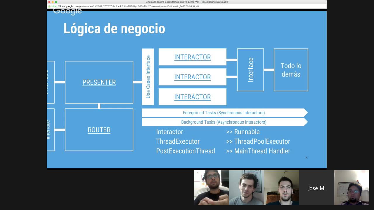 androcode's tweet card. GDG Mallorca TekTalk3 - Limpiando espero la arquitectura que yo quiero