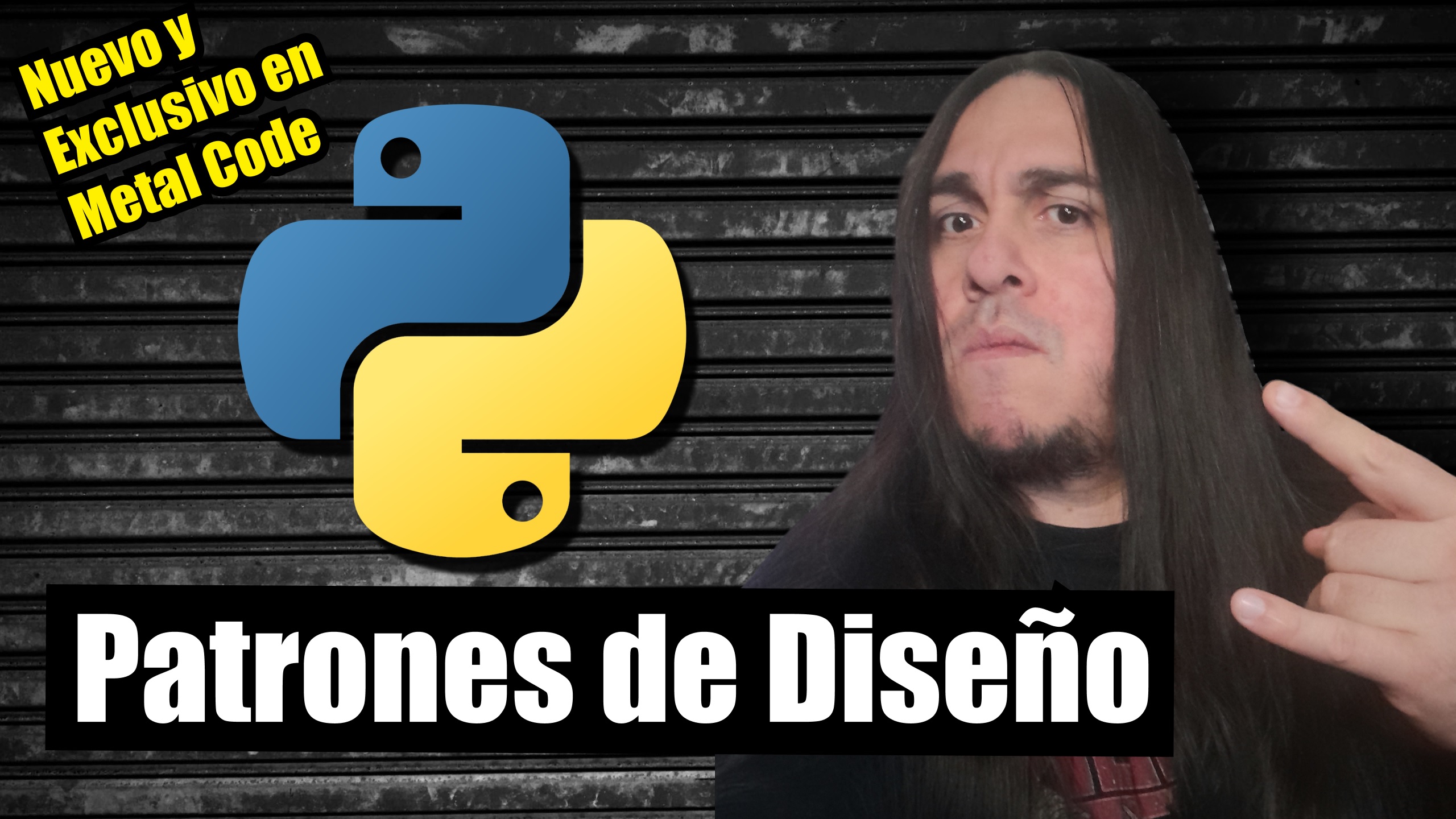 powerhdeleon's tweet card. Patrones de Diseño en Python. Aprende que son los patrones de diseño, pero no solo eso, también aprende a utilizarlos en escenarios reales.
