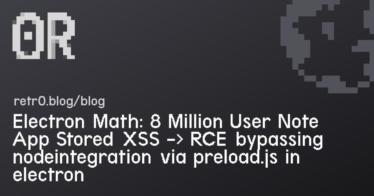 a0xnirudh's tweet card. Retr0's Threat Research