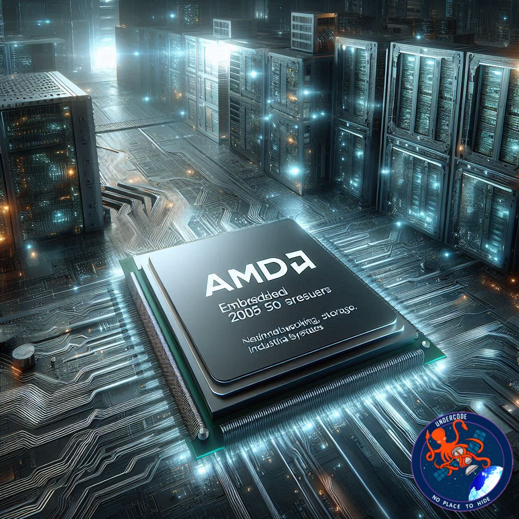UndercodeNews's tweet card. AMD has taken another bold step in redefining embedded computing with the launch of its EPYC Embedded 2005 Series processors. Designed for environments where