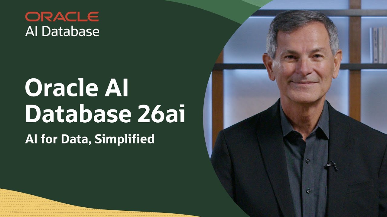 OracleDatabase's tweet card. Oracle AI Database 26ai: AI Made Simple for Enterprise