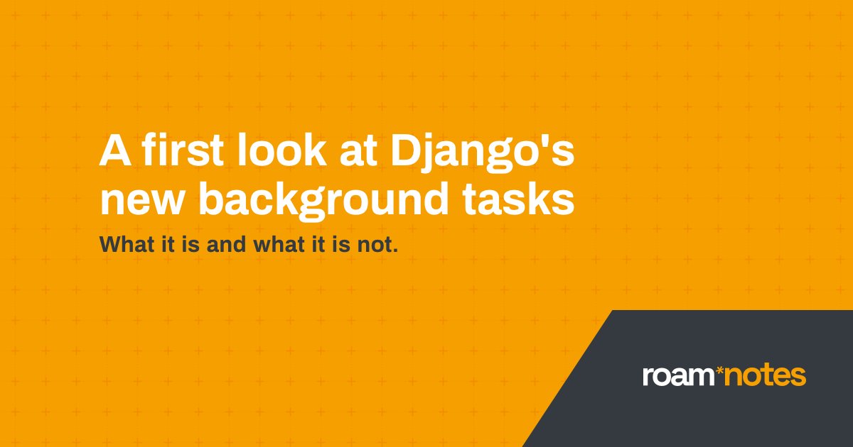 PythonHub's tweet card. Django 6.0 introduces a built-in background tasks framework in `django.tasks`. But don't expect to phase out Celery, Huey or other preferred solutions just yet.