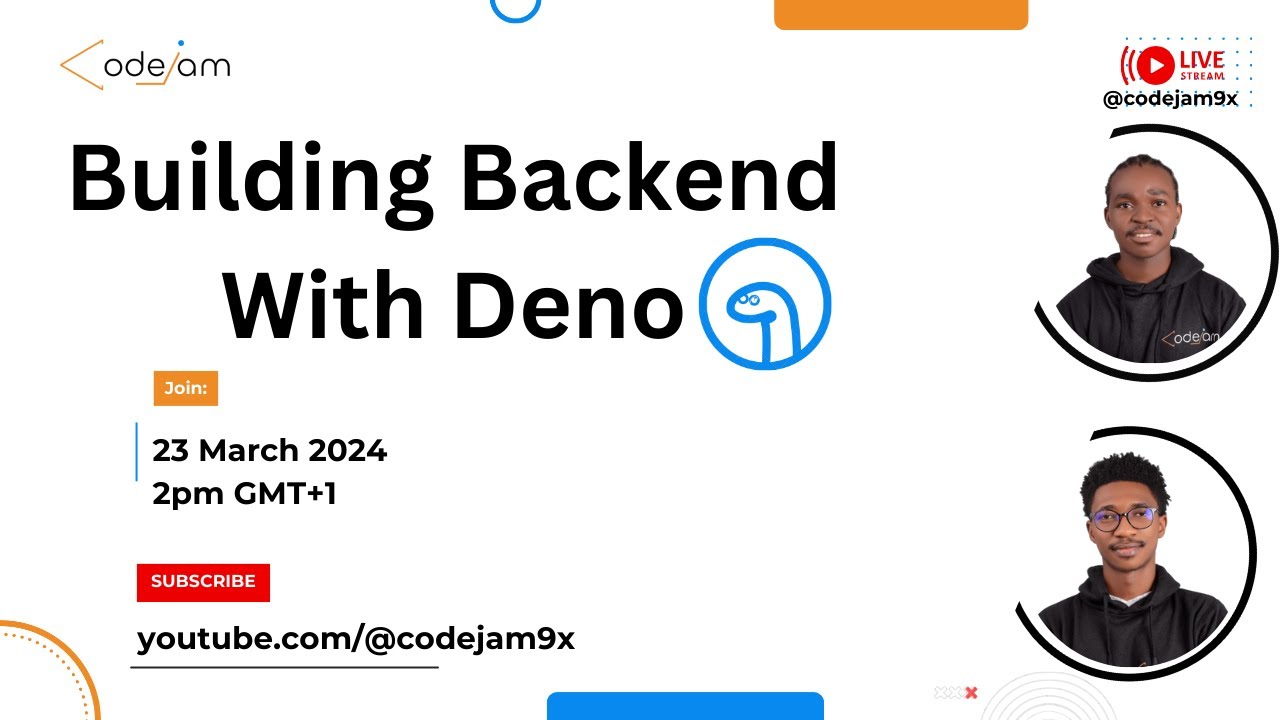codejam9x's tweet card. Building Backend with Deno