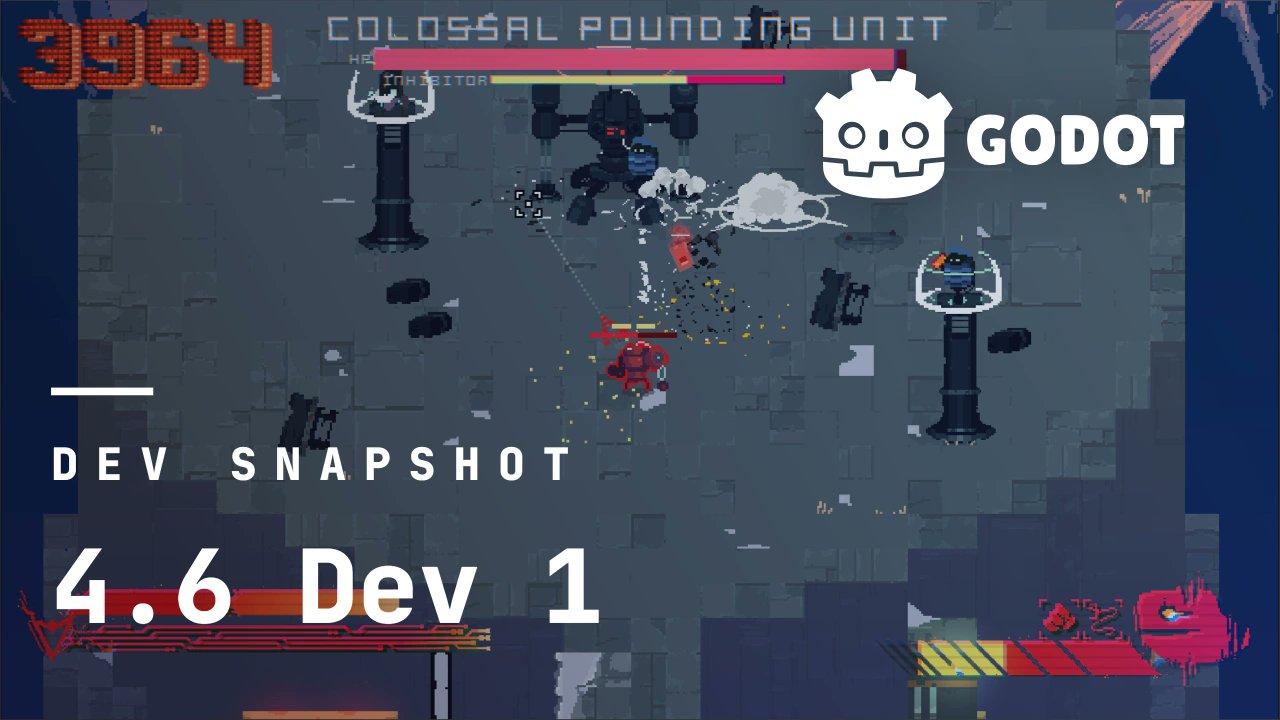 godotengine's tweet card. The calm before the storm…