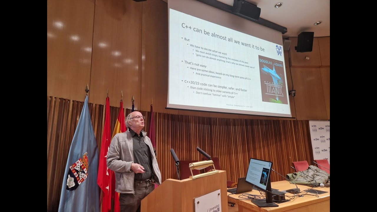 SwedenCpp's tweet card. Closing Keynote: C++ as a 21st century language - Bjarne Stroustrup