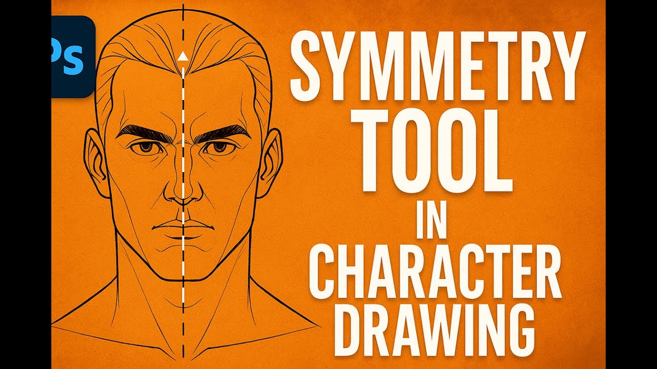 younessart1414's tweet card. رسم شخصيه باستخدام أداة التماثل في فوتوشوب (الجزء 1)/piccelator/sym...