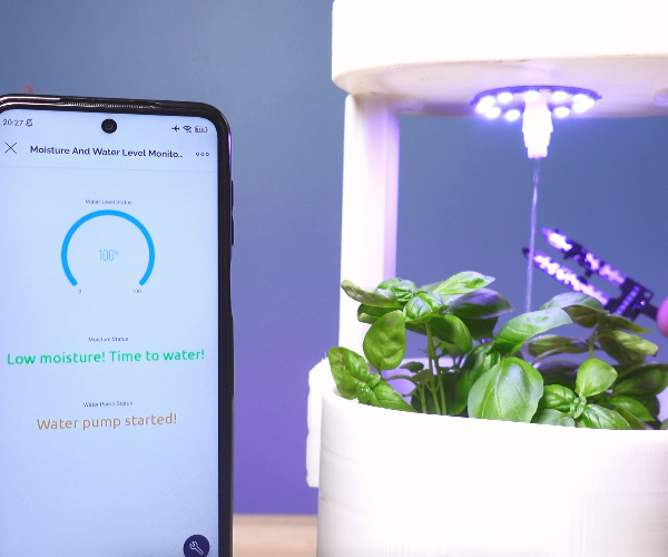 Mert_Arduino's tweet card. Build a Self Watering System (Soil Moisture Sensor - Water Pump - Water Level Sensor - MOSFET - Circuit - Code): This project shows how to build a self-watering system whose values can be monitored...