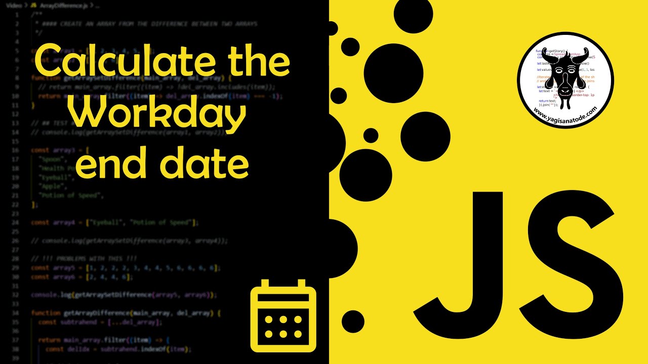 LifeOfSpy's tweet card. Calculating the Workday End Date in JavaScript