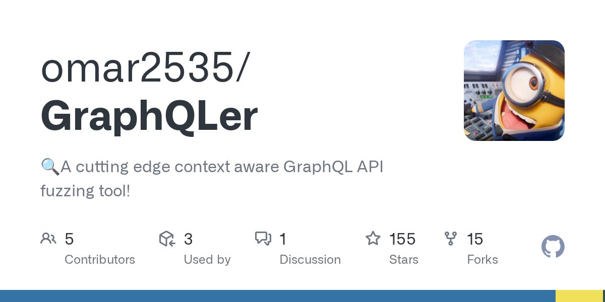 Omar_2535's tweet card. 🔍A cutting edge context aware GraphQL API fuzzing tool! - omar2535/GraphQLer