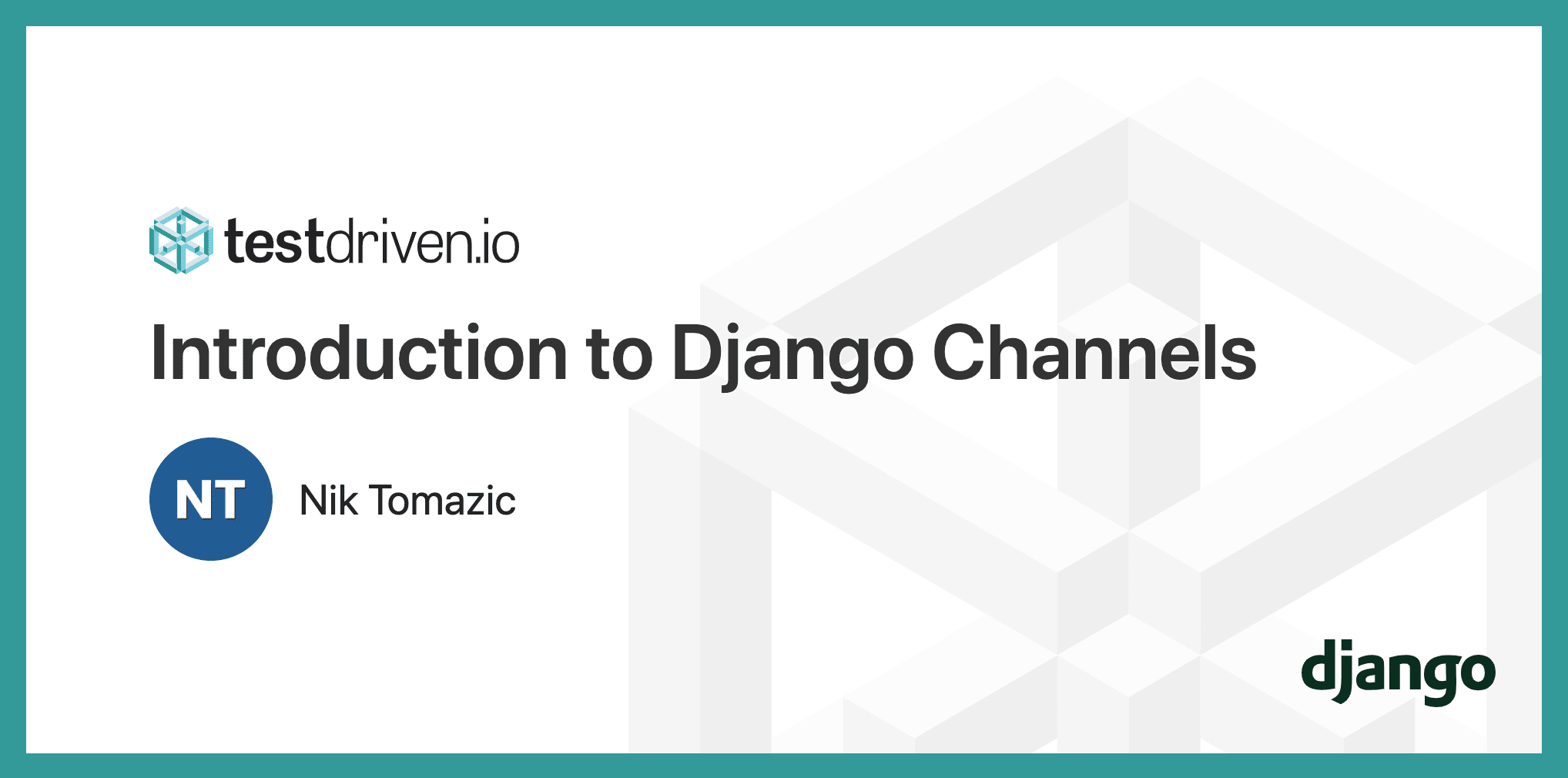 pythonicupdate's tweet card. Introduction to Django Channels