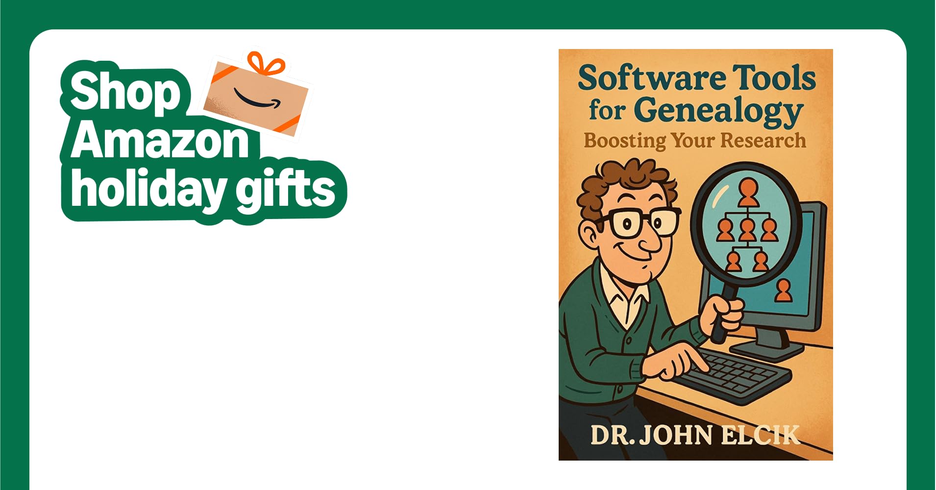 johnelcik's tweet card. Hey Tech-Enthusiast! Confused by the labyrinth of genealogy software? Don't worry; "Software Tools for Genealogy" is here to dissect the good, the bad, and the avoid-at-all-costs! Inside, You'll Find: