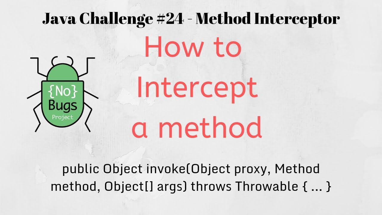 RafaDelNero's tweet card. Java Challengers #24 - Method Interceptor, InvocationHandler