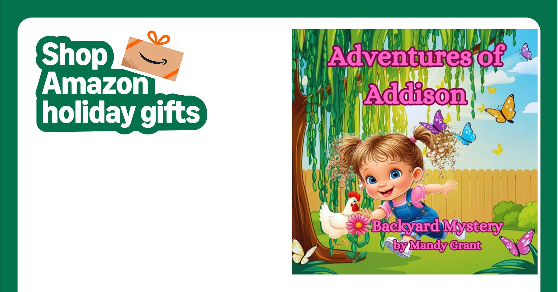 SpringSteps's tweet card. Adventures of Addison: Backyard Mystery