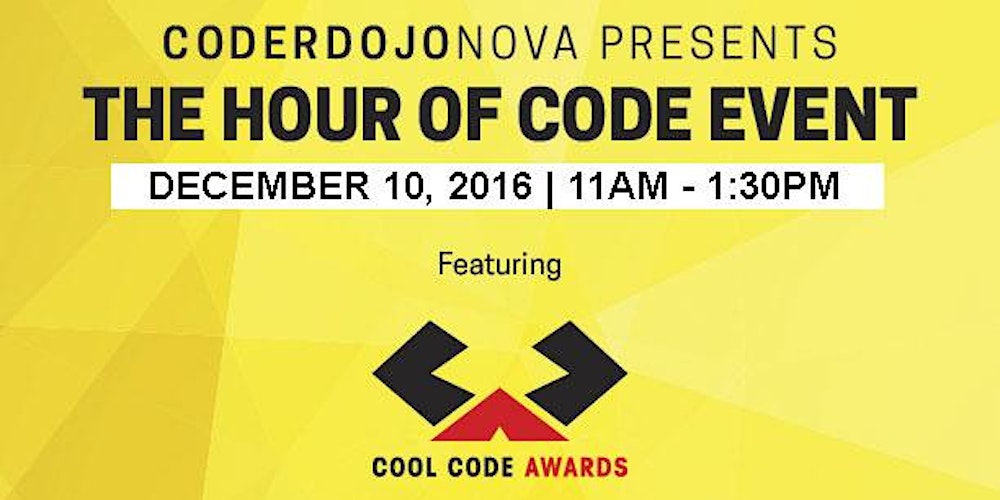 coderdojonova's tweet card. Join the Biggest Hour of Code Event in History CoderDojo NOVA, Octo Consulting, Neustar, and SySTEMic Solutions are joining forces with CODE.ORG to host the single biggest Hour of Code event in...