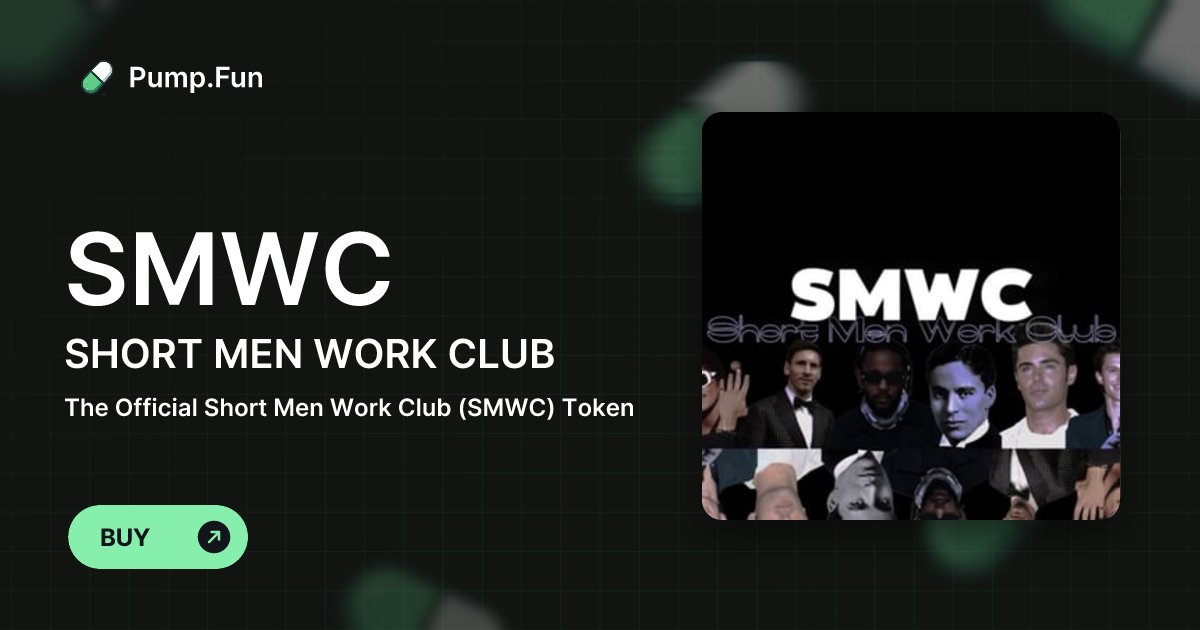 kritcheye's tweet card. The Official Short Men Work Club (SMWC) Token