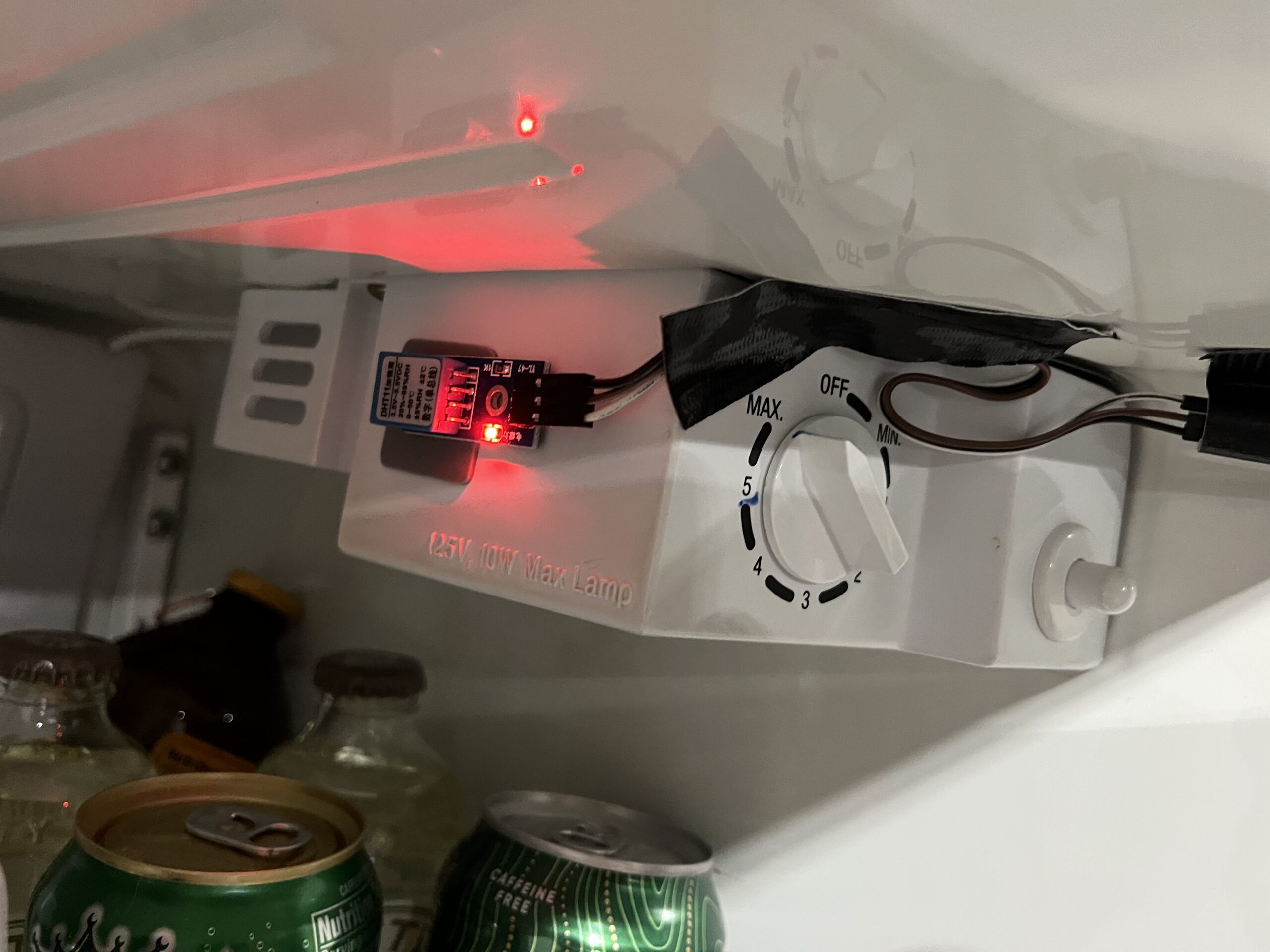 arduino's tweet card. Every garage needs a refrigerator to keep drinks cold during sweaty projects, but Rick Fryar’s Sanyo mini fridge was on the fritz. Seemingly at random, it would either run the condenser constantly...