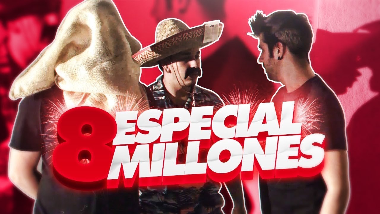 auronplay's tweet card. EL SECUESTRO - ESPECIAL 8 MILLONES
