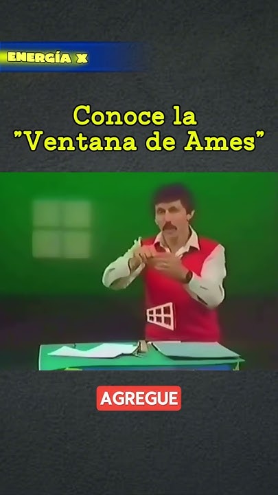 devopensource's tweet card. Conoce la "Ventana de Ames" #ciencia #shorts