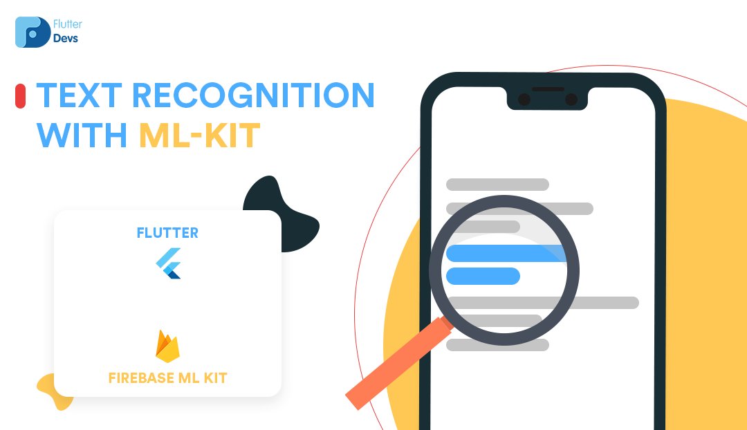 r_FlutterDev's tweet card. Hi everyone, In this article, you will learn how to implement the ML-Kit text recognition in your app.