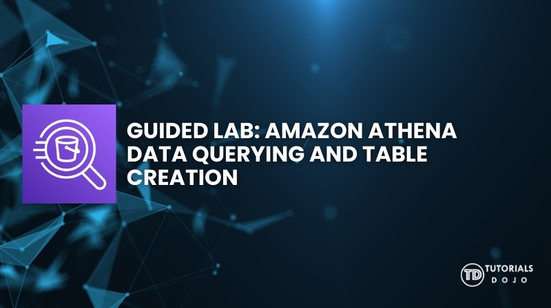 tutorialsdojo's tweet card. Description Welcome to our guided lab, where we'll dive into the world of data analytics using Amazon Athena, AWS S3, and the AWS Glue Data Catalog. This