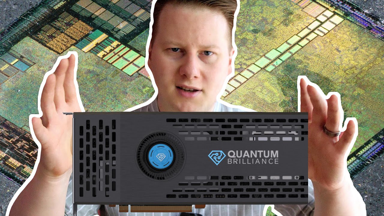 IanCutress's tweet card. Room Temperature Qubits: Quantum In A PCIe Card ?!