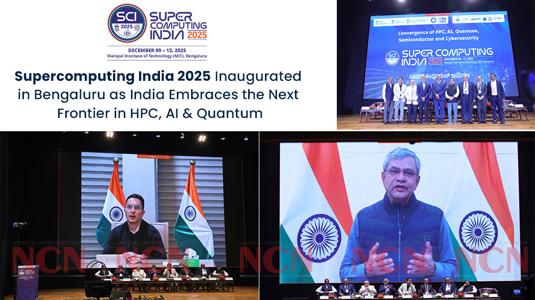 ncnmagazine's tweet card. The inaugural ceremony of the first edition of Supercomputing India 2025 (SCI 2025) was held at the Manipal Institute of Technology (MIT),