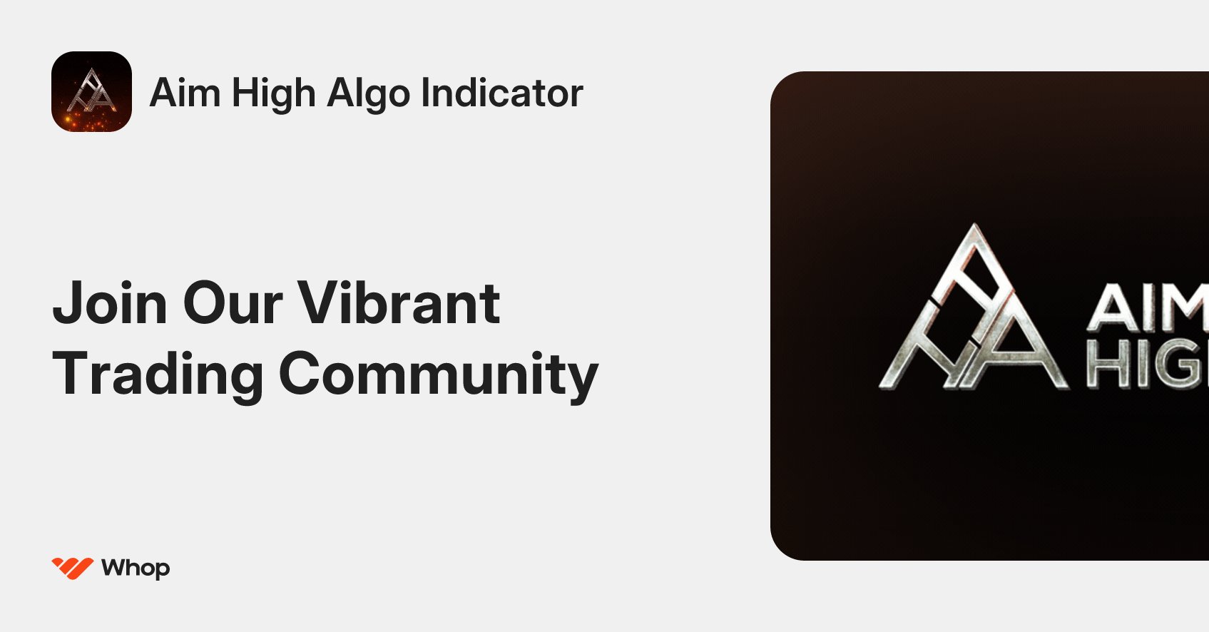 AimHighAlgo's tweet card. Gain entry to our Aim High Algo Indicator and Discord server and discover what we're all about. Your journey begins here!