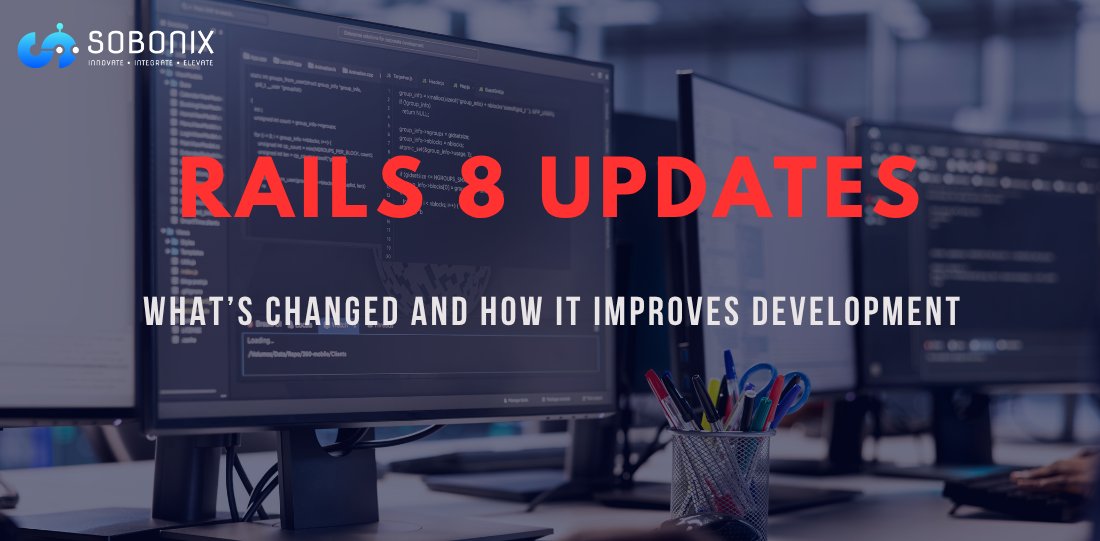 SobonixTech's tweet card. Rails 8 delivers faster performance, modern tooling, streamlined workflows, and AI-ready features—making web development smarter, quicker, and more scalable.