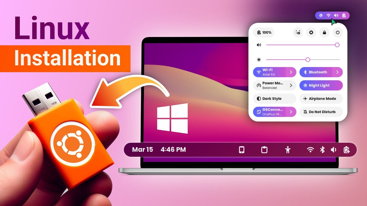 AryanProcode's tweet card. How to install Linux (Ubuntu) & Remove Windows