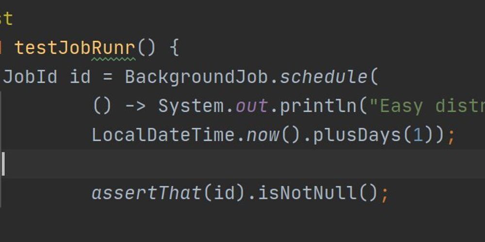 spring_io's tweet card. Task scheduler in Java JobRunr is an open-source Java library for task scheduling and...