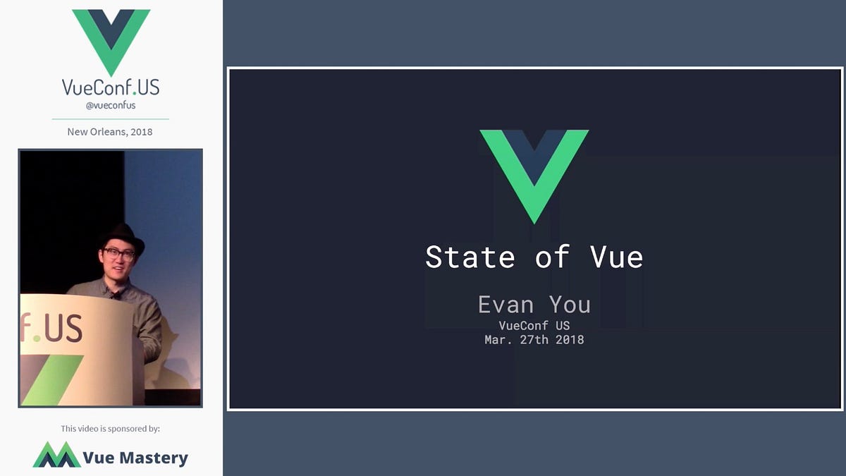 alexnmoldovan's tweet card. At VueConf.US 2018 I interviewed the speakers (many of which are on the Vue core team) and asked them what they are most excited about in…